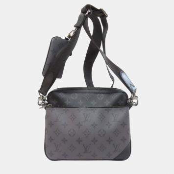 Pre Owned Louis Vuitton Trio Messenger Shoulder Bag Monogram Eclipse