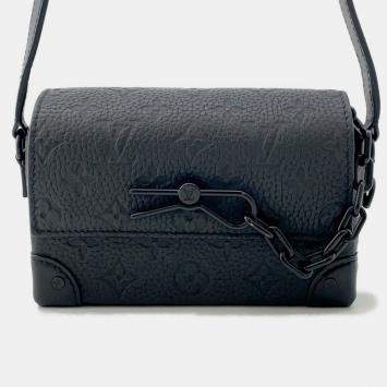 Pre Owned Louis Vuitton Steamer Wearable Wallet Noir Monogram Taurillon