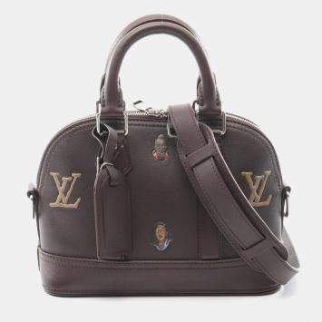 مملوكة مسبقًا Louis Vuitton Alma 25 Henry Taylor Handbag Leather Brown Multicolor