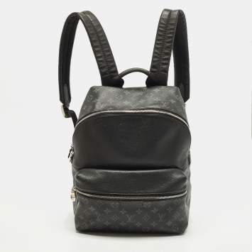 مملوكة مسبقًا Louis Vuitton Discovery MM Monogram Eclipse Canvas and Taiga Leather Backpack