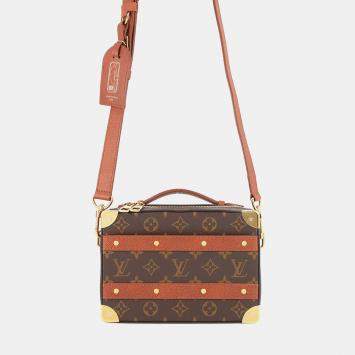 Pre Owned Louis Vuitton Handle Soft Trunk Brown Monogram NBA Collaboration