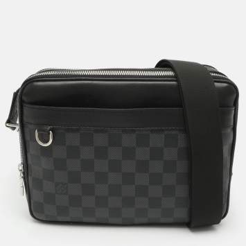 Pre Owned  Louis Vuitton Trocadero Messenger PM Damier Graphite Canvas Bag