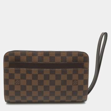 مملوكة مسبقًا Louis Vuitton Saint Louis Damier Ebene Canvas Pouch