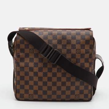 مملوكة مسبقًا Louis Vuitton Naviglio Damier Ebene Canvas Bag
