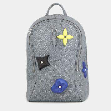مملوكة مسبقًا Louis Vuitton Ellipse M20877 Gray Taurillon Leather Backpack Bag
