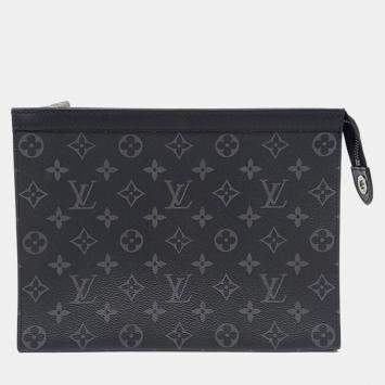Pre Owned Louis Vuitton Eclipse Pochette Voyage MM M61692