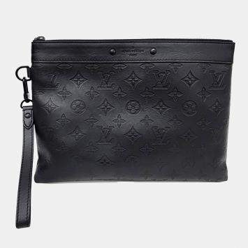 Pre Owned Louis Vuitton Shadow Pochette To Go