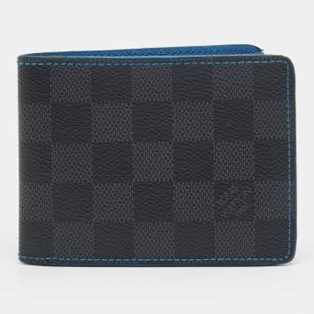 Pre Owned Louis Vuitton Slender Damier Graphite Canvas Bifold Wallet
