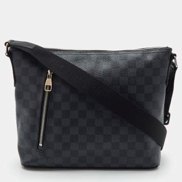 Pre Owned Louis Vuitton Mick PM Damier Graphite Canvas Bag