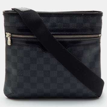 Pre Owned Louis Vuitton Thomas Damier Graphite Canvas Bag