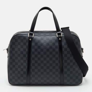 Pre Owned Louis Vuitton Jorn Damier Graphite Canvas Bag