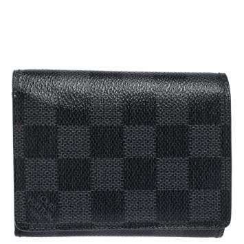 Pre Owned Louis Vuitton Damier Graphite Canvas Trifold Wallet