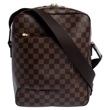 Pre Owned Louis Vuitton Damier Ebene Olav MM Bag