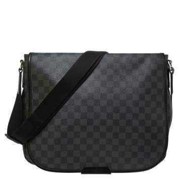 black and gray louis vuitton bag