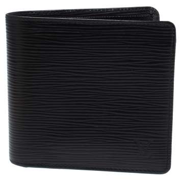 Pre Owned Louis Vuitton Black Epi Leather Marco Bifold Wallet 