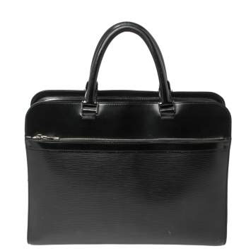 Pre Owned Louis Vuitton Epi Leather Bassano GM Briefcase 