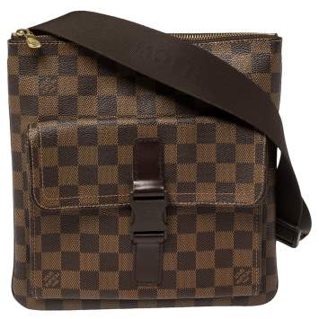 Pre Owned Louis Vuitton Damier Ebene Canvas Melville Bag