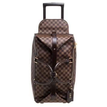 Pre Owned Louis Vuitton Damier Ebene Coated Canvas Eole Rolling Luggage 50 cm