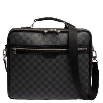 Pre Owned Louis Vuitton Damier Graphite Canvas Steeve Briefcase Bag
