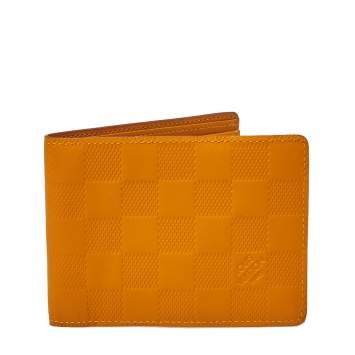 Pre Owned Louis Vuitton Solar Damier Infini Leather Multiple Wallet