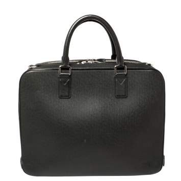 Pre Owned Louis Vuitton Black Taiga Leather Neo Igor Briefcase