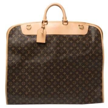 Pre Owned Louis Vuitton Monogram Canvas 2 Hangers Garment Cover Bag
