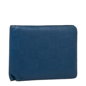 Pre Owned Louis Vuitton Neptune Damier Infini Leather Multiple Wallet