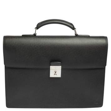 Pre Owned Louis Vuitton Ardoise Taiga Leather Neo Robusto 1 Briefcase