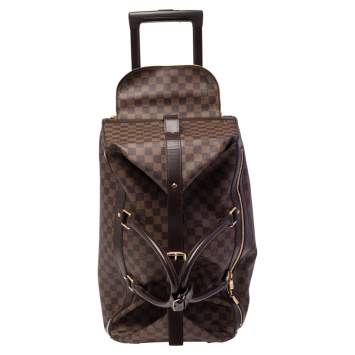 Pre Owned Louis Vuitton Damier Ebene Canvas Eole 50 Rolling Luggage