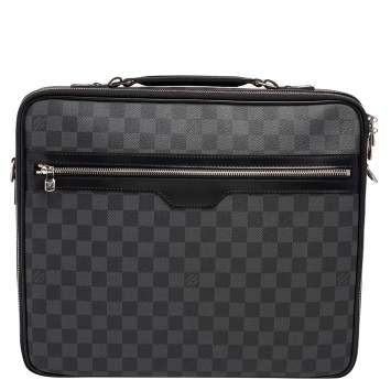 Pre Owned Louis Vuitton Damier Graphite Canvas Sabana Laptop Bag