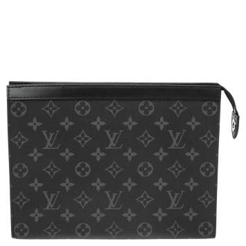 Pre Owned Louis Vuitton  Eclipse Monogram Canvas Pochette Voyage MM