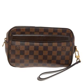 Pre Owned Louis Vuitton Damier Ebene Canvas Saint Paul Pochette