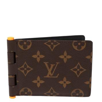 Pre Owned Louis Vuitton Monogram Canvas Hinge Multiple Wallet