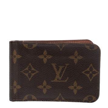 Pre Owned Louis Vuitton Monogram Canvas Pince Wallet