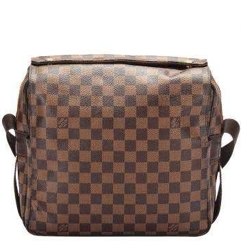 Pre Owned Louis Vuitton Damier Ebene Canvas Naviglio Bag