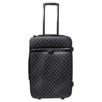 Pre Owned Louis Vuitton Damier Graphite Canvas Pegase 55 Luggage