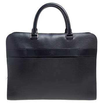 Pre Owned Louis Vuitton Epi Leather Bassano GM Briefcase 