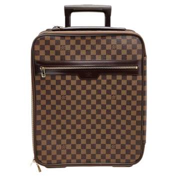 Pre Owned Louis Vuitton Damier Ebene Canvas Pegase 45 Luggage