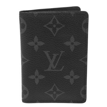 Pre Owned Louis Vuitton Monogram Eclipse Canvas Pocket Organizer