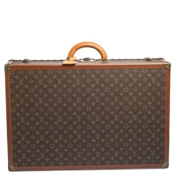Pre Owned Louis Vuitton Monogram Canvas Alzer 70 Trunk Suitcase
