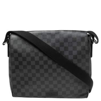 Pre Owned Louis Vuitton Damier Graphite Canvas District MM Bag