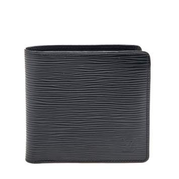 Pre Owned Louis Vuitton Black Epi Leather Slender Wallet