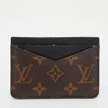 مملوكة مسبقًا Louis Vuitton Monogram Macassar Canvas Neo Porte Cartes Card Holder