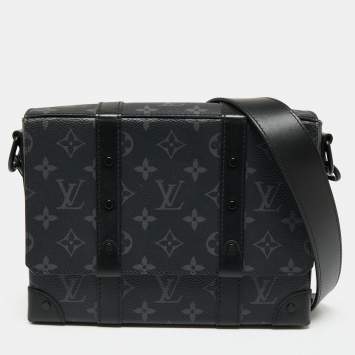 Pre Owned Louis Vuitton Monogram Eclipse Canvas Trunk Messenger Bag