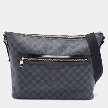 Pre Owned Louis Vuitton Damier Graphite Canvas Mick GM Bag