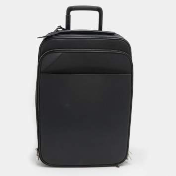 Pre Owned Louis Vuitton Black Taiga Leather Pegase Legere 50 Business Luggage