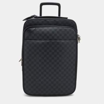 Pre Owned Louis Vuitton Damier Graphite Canvas Pegase Legere 50 Luggage Bag