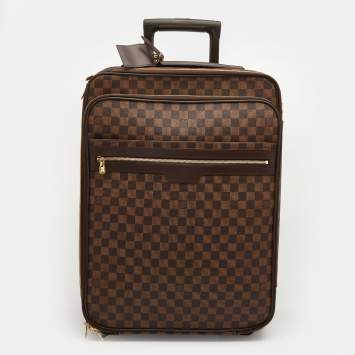 Pre Owned Louis Vuitton Damier Ebene Canvas Pegase 55 Luggage