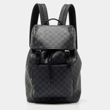 Pre Owned Louis Vuitton Damier Graphite Canvas Zack Backpack