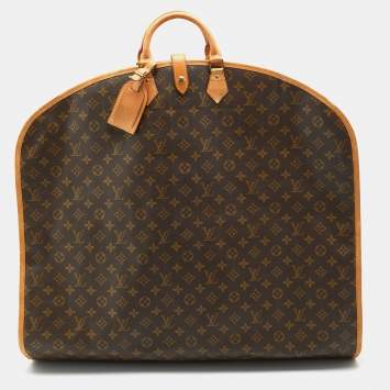 Pre Owned Louis Vuitton Monogram Canvas 2 Hangers Garment Cover Bag